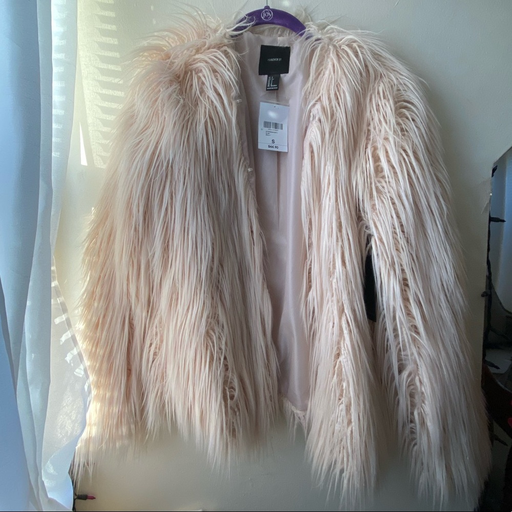 Pink Fur Jacket Forever 21